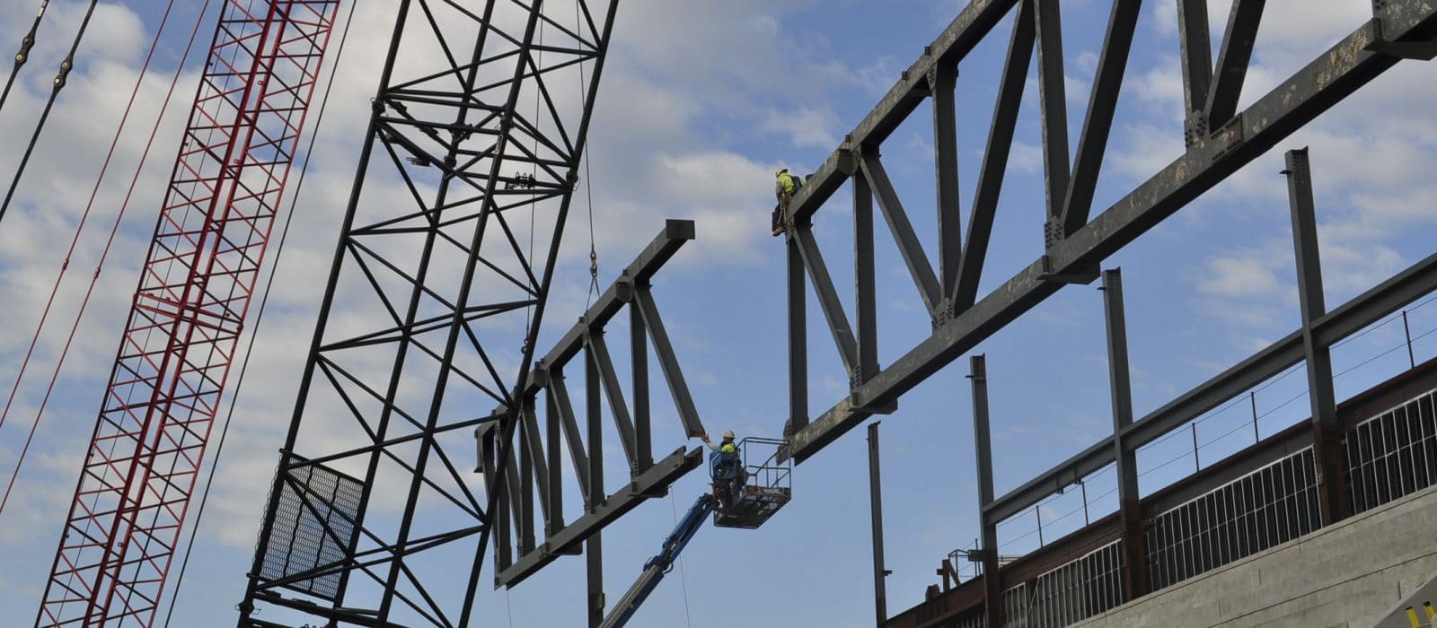 Towson Tiger Arena steel structure