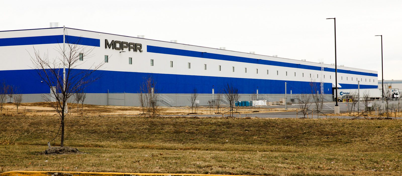 Stonewall Industrial Park Phase 2 Mopar exterior signage